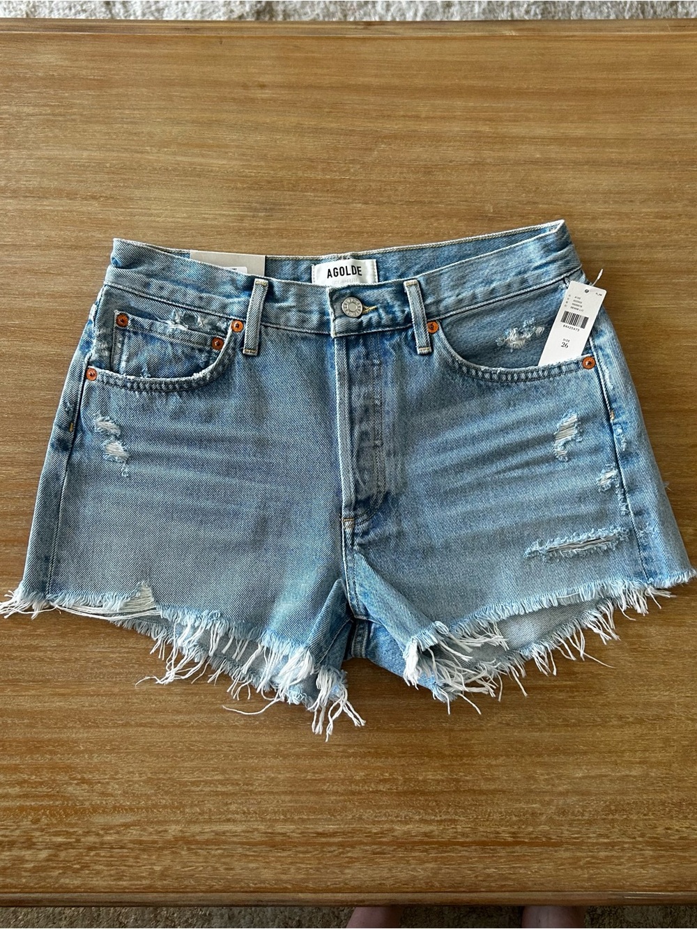 NWT Agolde Parker Vintage Cut-Off Short | Swapmeet | Size 26